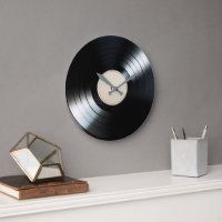 Black Vinyl Record LP