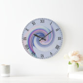 Grande Horloge Ronde bleu (Maison)