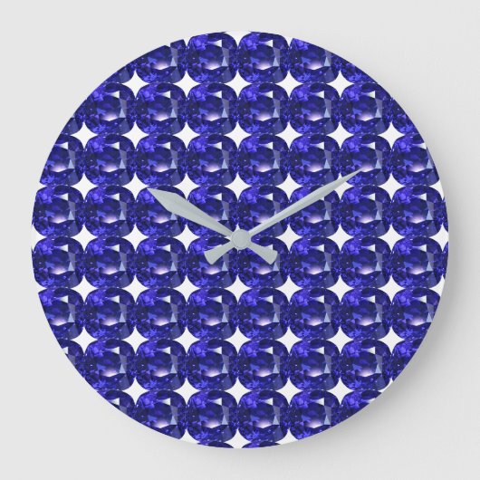 Grande Horloge Ronde Bleu profond (Recto)