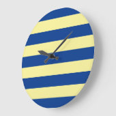 Grande Horloge Ronde Bleu réglable (Angle)