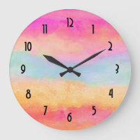 Bleu rose Jaune arc-en-ciel Abstraites bandes