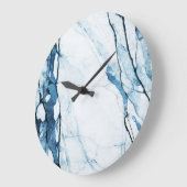 Grande Horloge Ronde Bleus marocains (Angle)