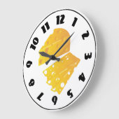 Grande Horloge Ronde Bloc D'Horloge De Fromage (Angle)