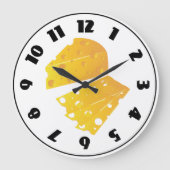 Grande Horloge Ronde Bloc D'Horloge De Fromage (Recto)