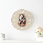 Grande Horloge Ronde Blondes de l'Ouest (Maison)