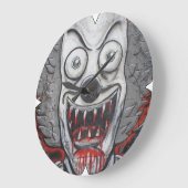 Grande Horloge Ronde Bloody Clown (Angle)