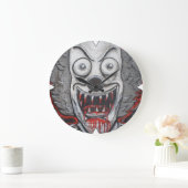 Grande Horloge Ronde Bloody Clown (Maison)