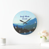 Grande Horloge Ronde Blue Banff (Maison)