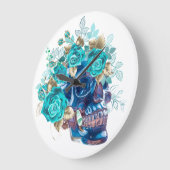 GRANDE HORLOGE RONDE BLUE BLOOM REQUIEM (Angle)