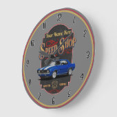 Grande Horloge Ronde Blue Camaro (Angle)