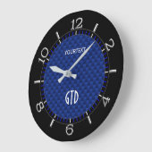 Grande Horloge Ronde Blue Carbon Fiber (Angle)