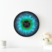 Grande Horloge Ronde Blue eyeball wall clock (Maison)