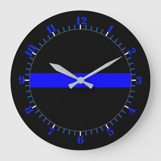 Grande Horloge Ronde Blue Line Symbollic (Recto)
