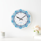Grande Horloge Ronde Blue Overtones 2 (Maison)