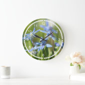 Grande Horloge Ronde Blue Scilla (Maison)