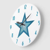 Grande Horloge Ronde Blue Star (Angle)