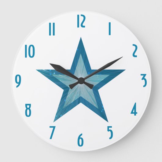Grande Horloge Ronde Blue Star (Recto)