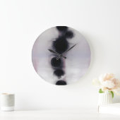 Grande Horloge Ronde Blush Orbit Abstrait (Maison)