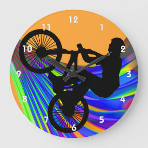 Grande Horloge Ronde BMX sur Rainbow Road