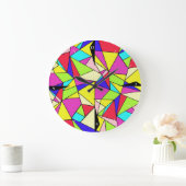 Grande Horloge Ronde BoChic. (Maison)