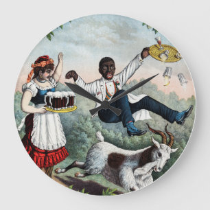 Grande Horloge Ronde Bock, stock beer advertising poster, 1889