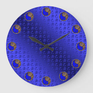 Grande Horloge Ronde Bœuf de Terre