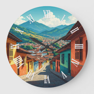 Grande Horloge Ronde Bogota Colombie La Candelaria