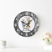 Grande Horloge Ronde Boire c'est 5 O'Clock (Maison)