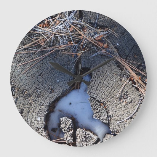 Grande Horloge Ronde Bois Art 2 Murs Options (Recto)