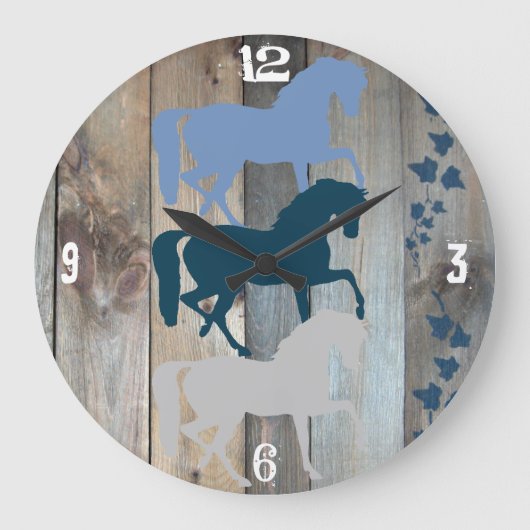 Grande Horloge Ronde Bois de Horse (Recto)