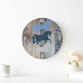 Grande Horloge Ronde Bois de Horse (Maison)