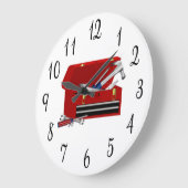 Grande Horloge Ronde Boîte à outils (Angle)