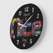 Grande Horloge Ronde Bonne journée  (Angle)