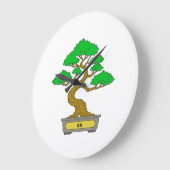 Grande Horloge Ronde Bonsai clock (Angle)