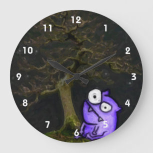 Grande Horloge Ronde Bonsaïs et la bête