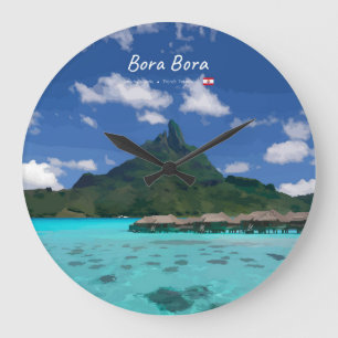 Grande Horloge Ronde Bora Bora, Polynésie française - Résort de plage