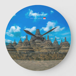 Grande Horloge Ronde Borobudur, Indonésie - Temple bouddhiste ancien