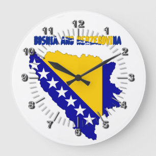 Grande Horloge Ronde Bosnian country flag