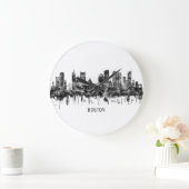 Grande Horloge Ronde Boston Massachusetts Skyline (Maison)