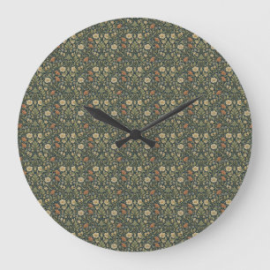 Grande Horloge Ronde Botanique Arts & Crafts