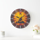 Grande Horloge Ronde Bouddha vintage (Maison)