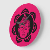 Grande Horloge Ronde Bouddhiste Nirvana (Angle)