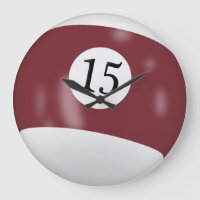 Boule de billard numéro 15