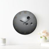 Grande Horloge Ronde Boule de bowling (Maison)