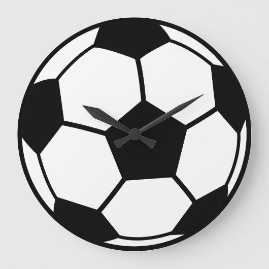 Grande Horloge Ronde Boule de football (Recto)