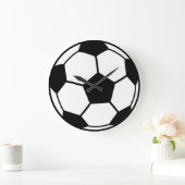 Grande Horloge Ronde Boule de football (Maison)