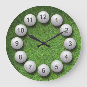 Grande Horloge Ronde Boules de golf