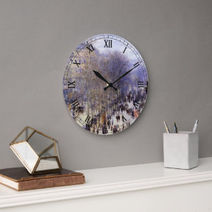 Grande Horloge Ronde Boulevard des Capucines de Claude Monet, Beaux-art