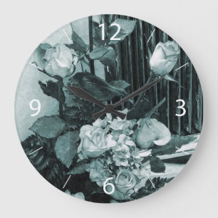 Grande Horloge Ronde Bouquet de mariage vintage