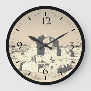 Grande Horloge Ronde Boutiques Grèce vintage Agora Antique Corinth Watc